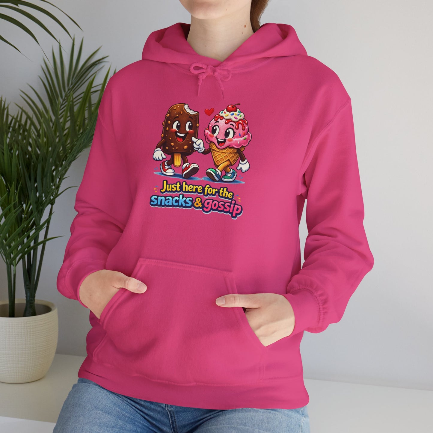 snacks and gossip hoodie