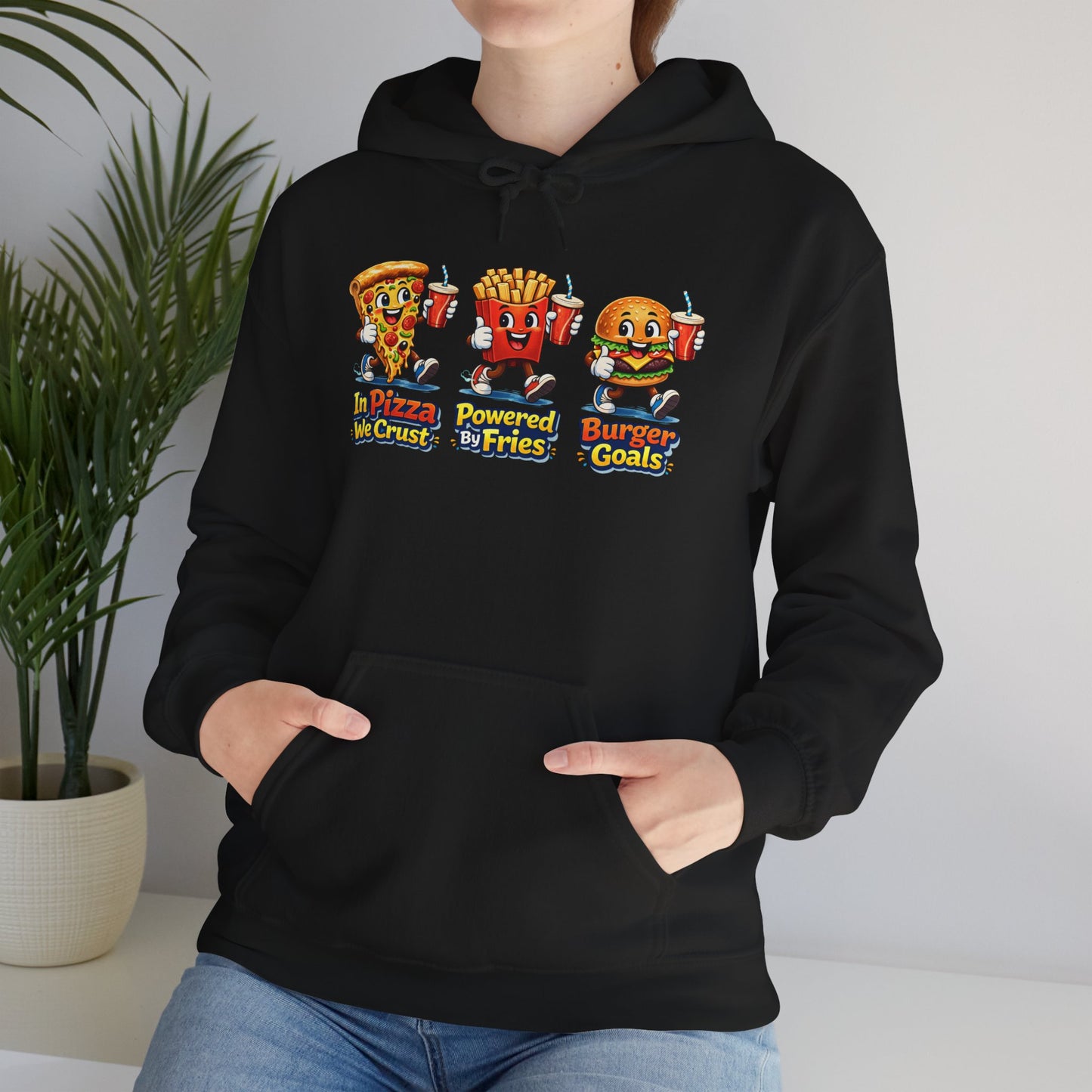 Pizza Burger Fries Hoodie