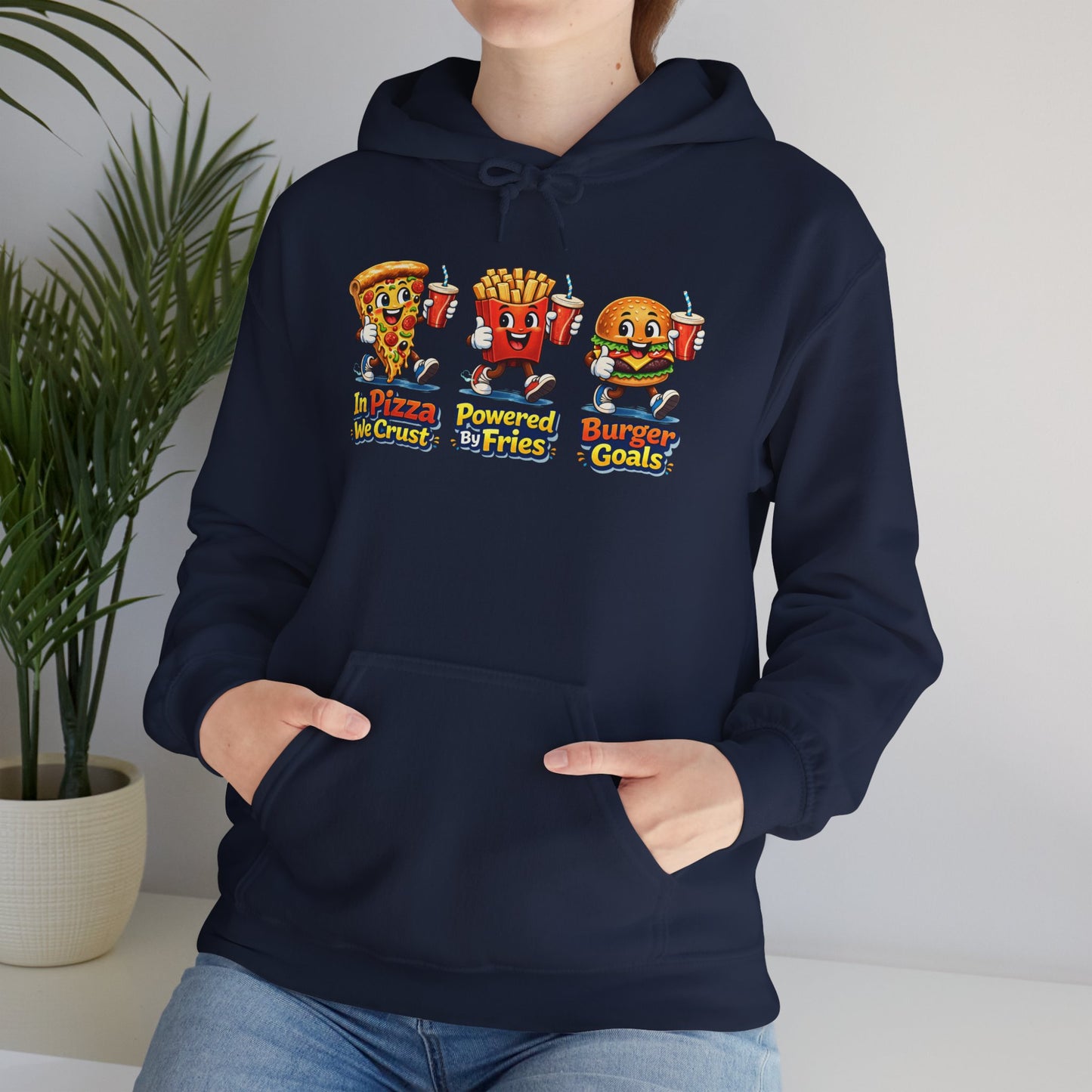 Pizza Burger Fries Hoodie
