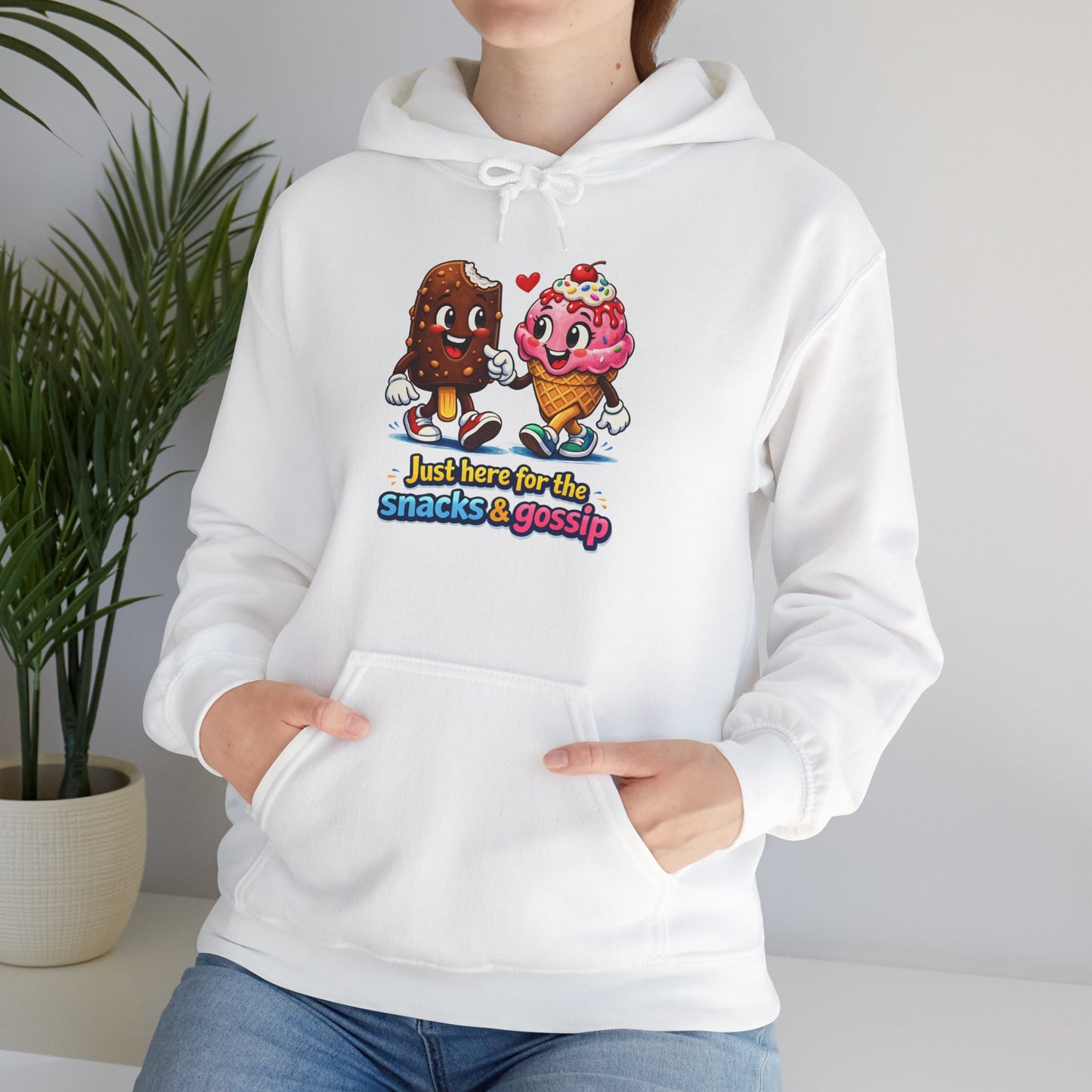 snacks and gossip hoodie