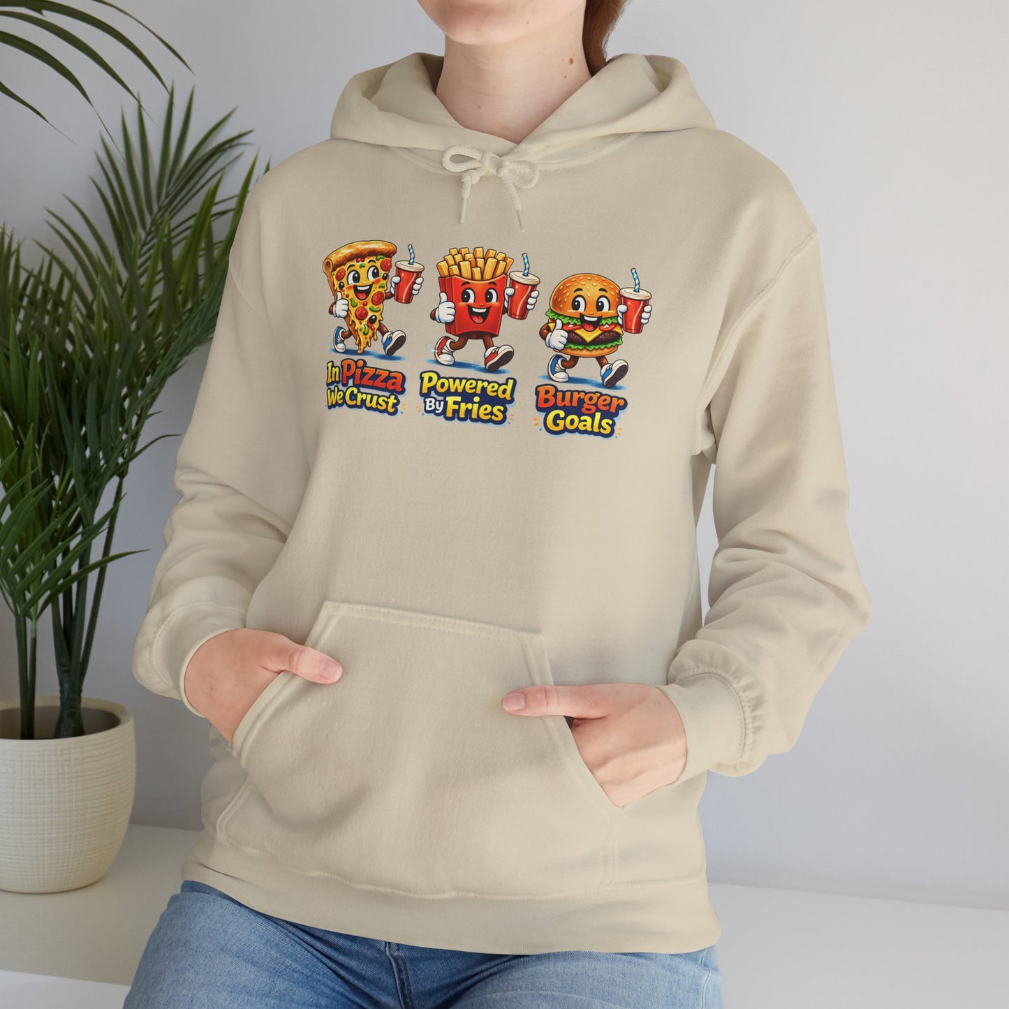 Pizza Burger Fries Hoodie