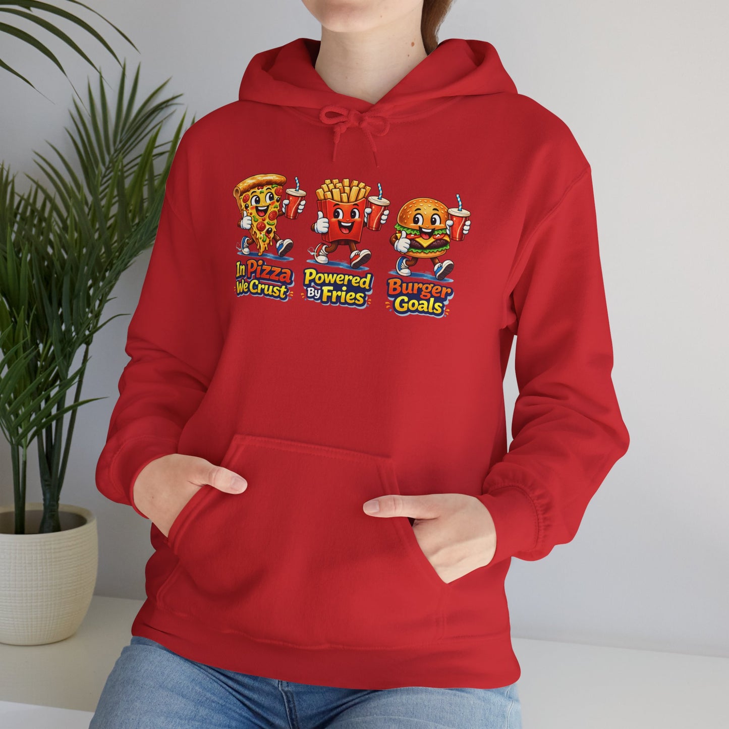 Pizza Burger Fries Hoodie